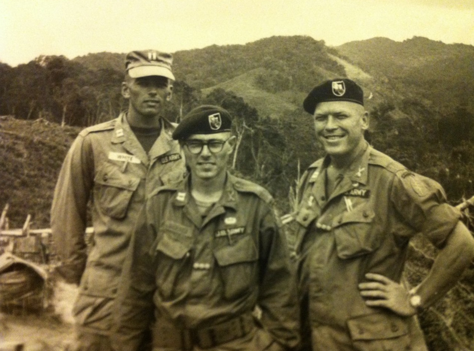 Green Berets in Dak Pek, Vietnam. 82nd Airborne, 5th Special Forces. 